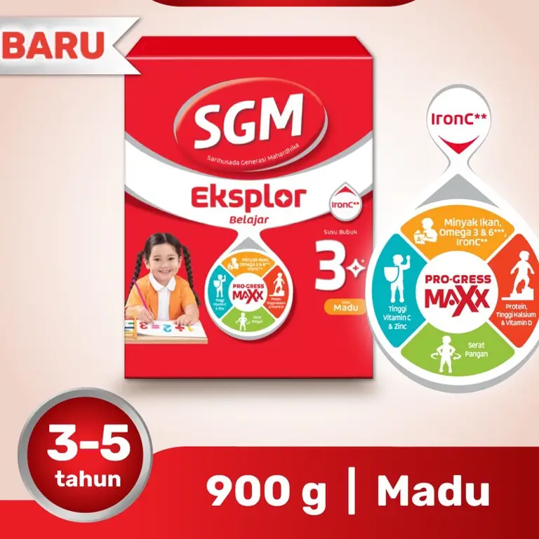 Perbandingan harga susu SGM untuk bayi usia 1 tahun