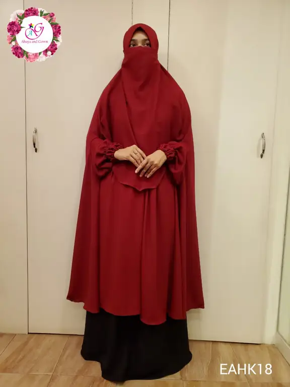 Gambar perempuan berhijab yang kuat dan percaya diri