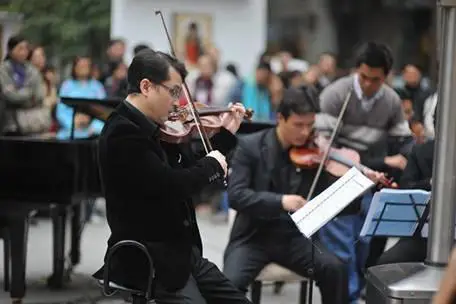 Gambar perpaduan musik modern dan tradisional