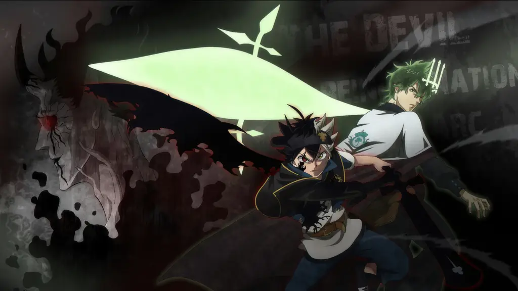 Gambar Asta dan Yuno dalam film Black Clover