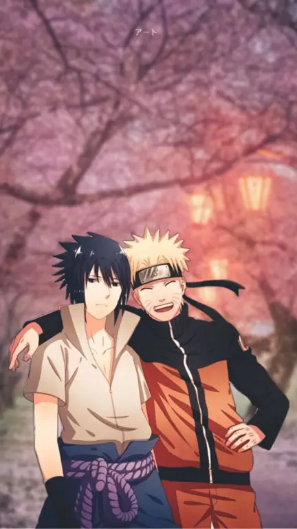 Naruto dan Sasuke berlatih bersama