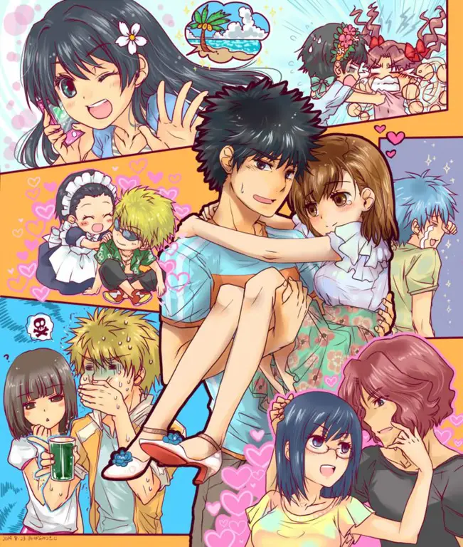 Gambar Yuki Touma dan Index bersama