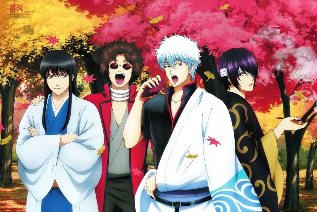 Adegan aksi dalam anime Gintama