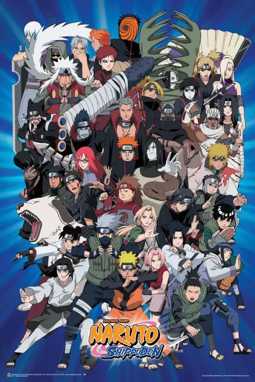 Gambar pertarungan karakter Naruto Shippuden