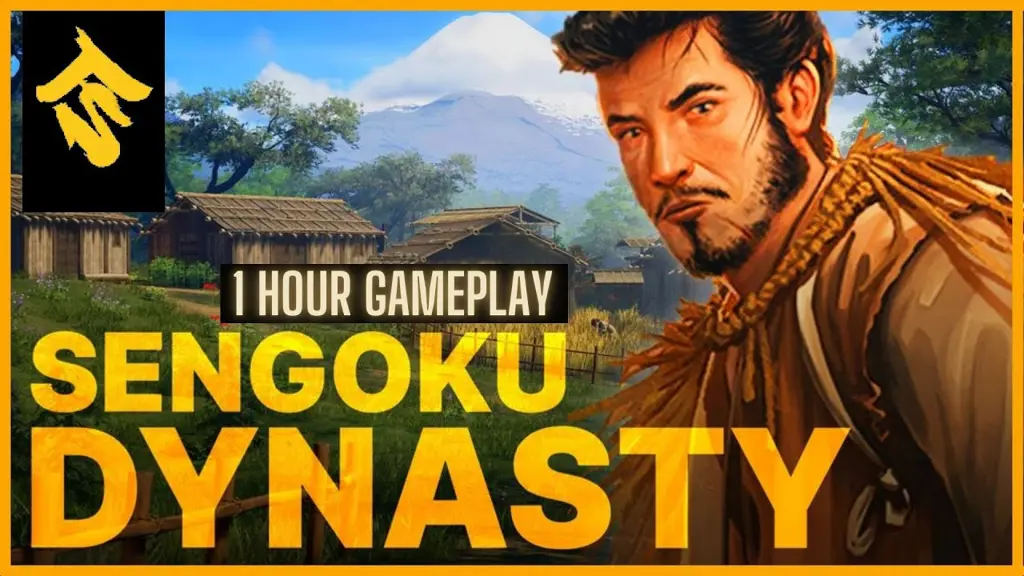 Gambar gameplay Monaka Sengoku yang menampilkan pertempuran sengit antara dua klan samurai.