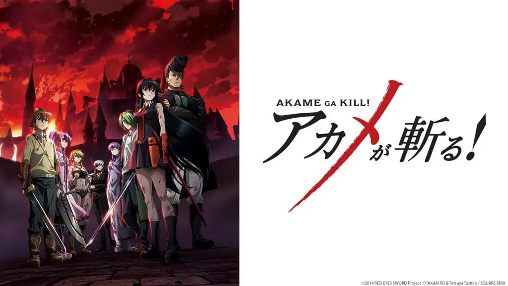 Adegan pertarungan dalam anime Akame ga Kill