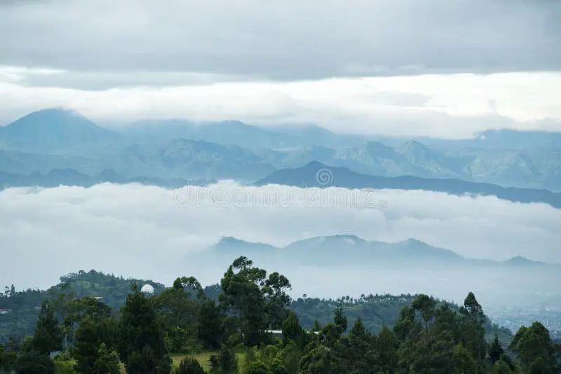 Keindahan alam di sekitar Bandung