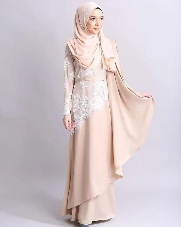 Detail keindahan kebaya Bali modern hijab