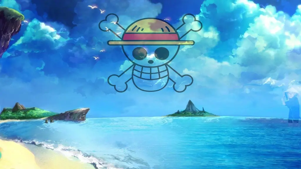 Gambar pemandangan dari anime One Piece