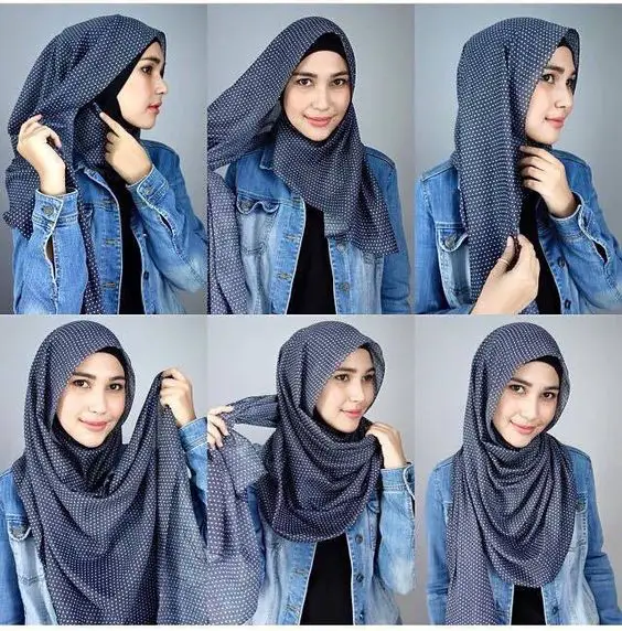 Inspirasi model hijab untuk berbagai bentuk wajah