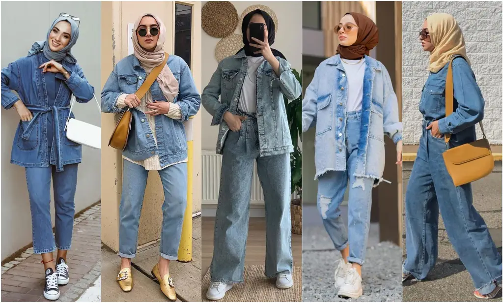 Berbagai Model Jeans untuk OOTD Kemeja Putih dan Hijab