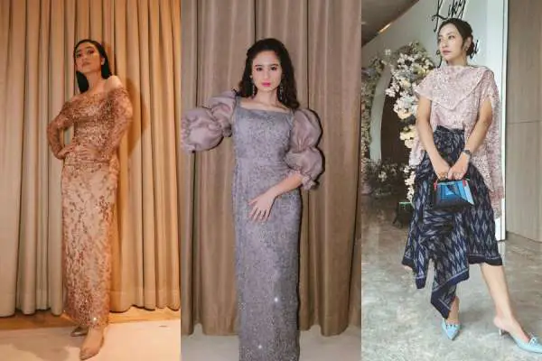 Berbagai model dress kondangan untuk non hijab yang stylish