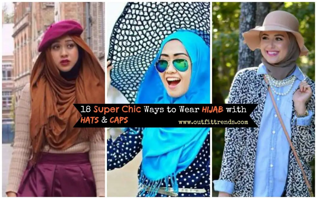 Berbagai macam model topi pantai hijab