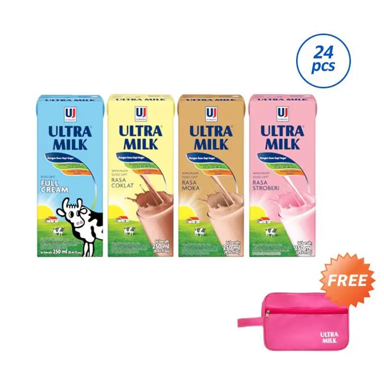 Berbagai varian rasa Susu Ultra Milk