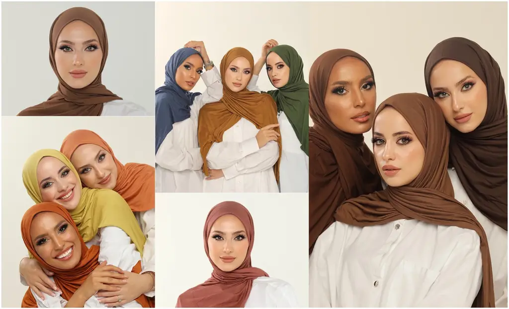 Berbagai warna celana cutbray untuk wanita berhijab