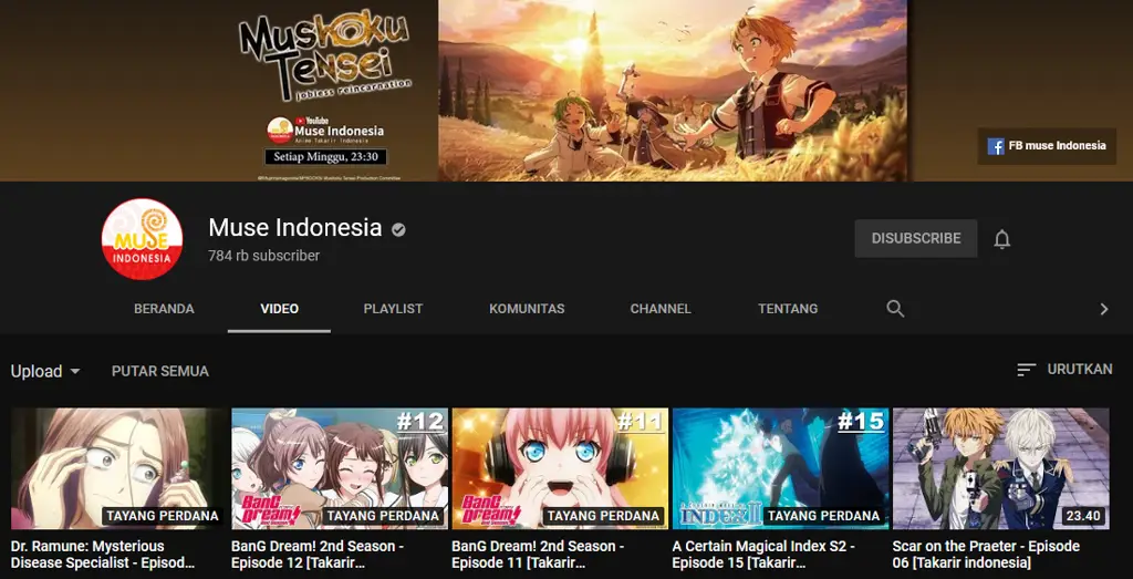 Gambar berbagai platform streaming anime di Indonesia