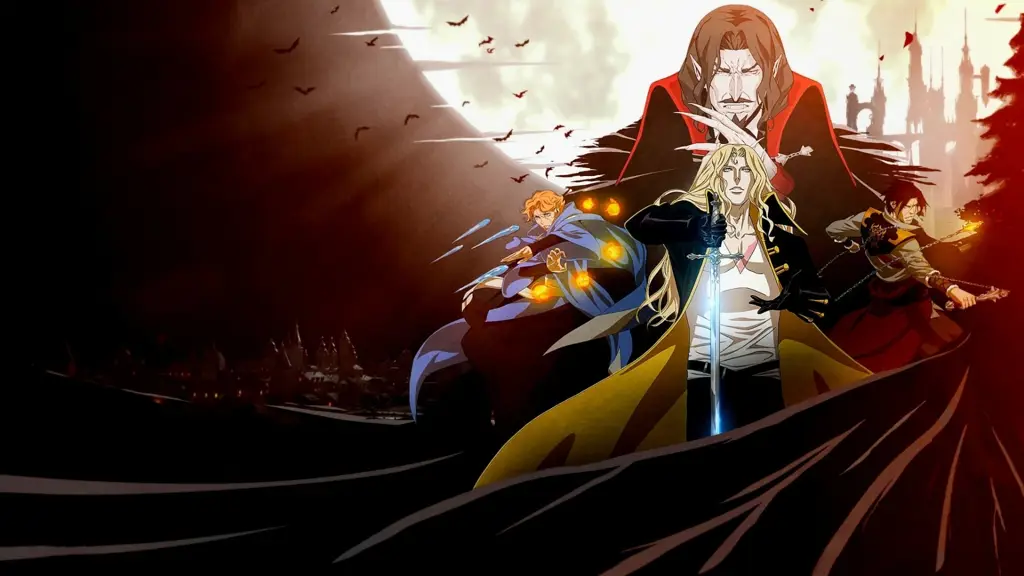 Poster anime Castlevania dari Netflix