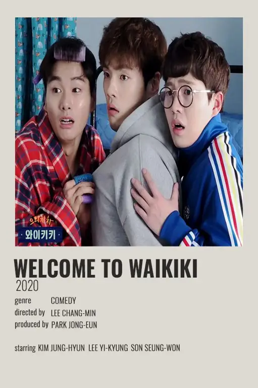 Poster drama Korea Welcome to Waikiki dengan subtitle Indonesia