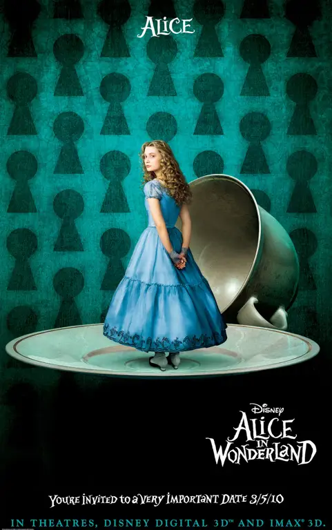 Poster film Alice in Wonderland