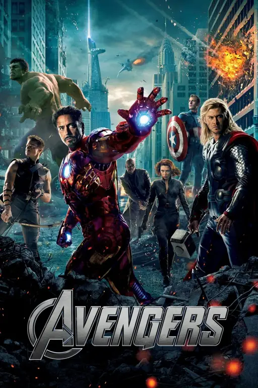 Poster film Avengers 2012