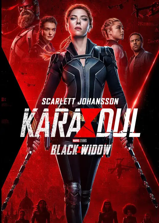 Poster film Black Widow 2021