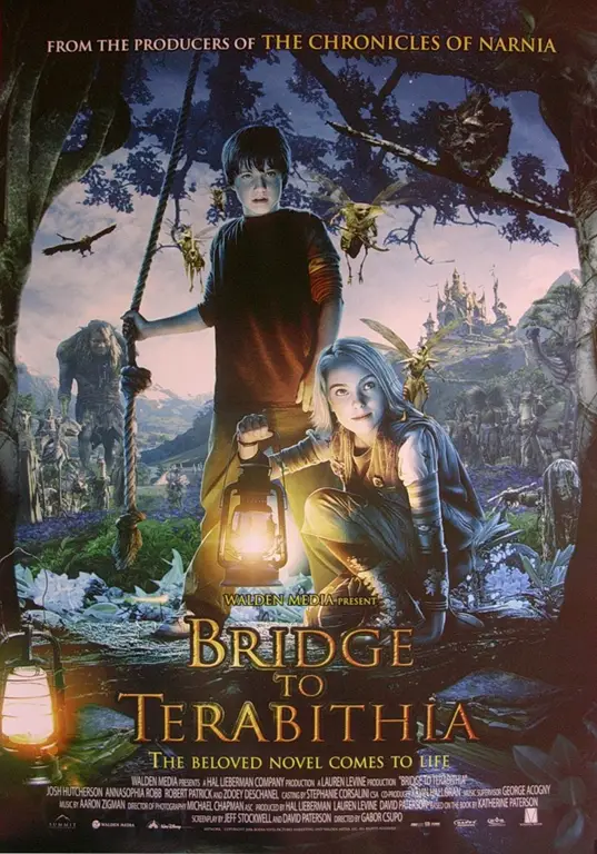 Poster film Bridge to Terabithia