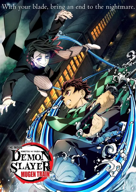 Poster film Demon Slayer: Kimetsu no Yaiba the Movie: Mugen Train