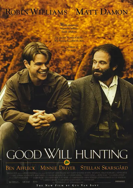 Poster film Good Will Hunting dengan subtitle Indonesia