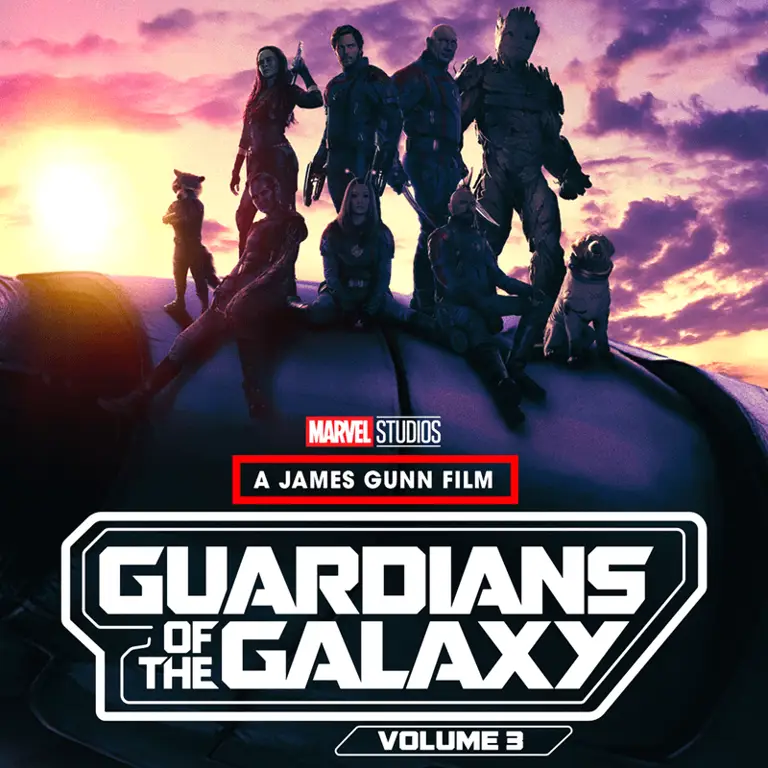 Poster film Guardians of the Galaxy Vol 3 subtitle Indonesia