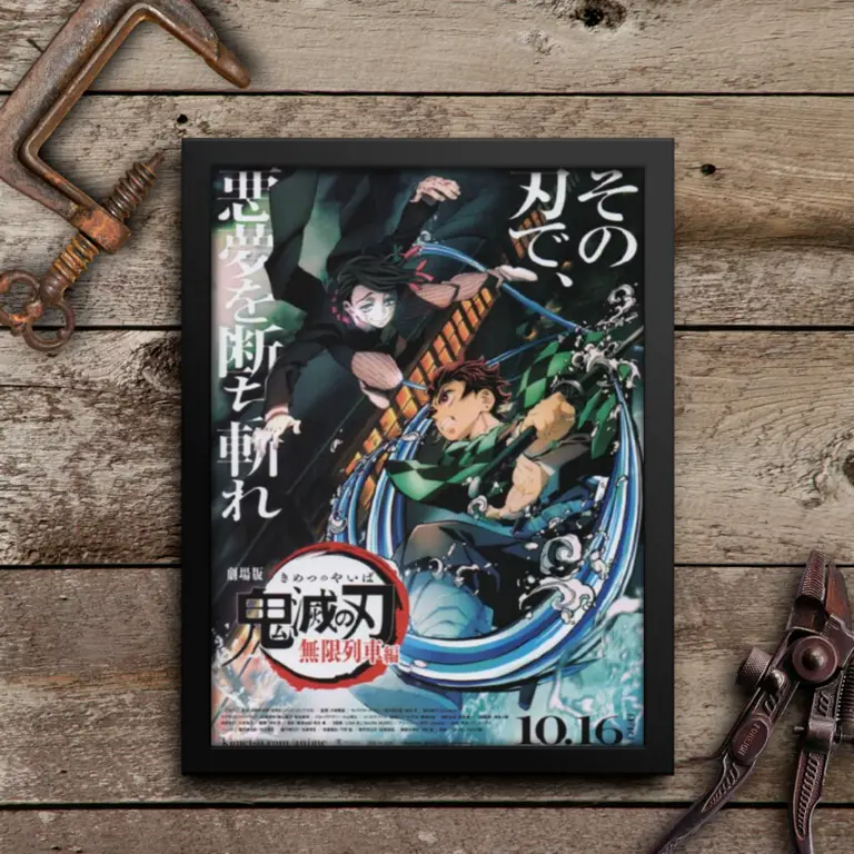 Poster film Kimetsu no Yaiba: Mugen Train