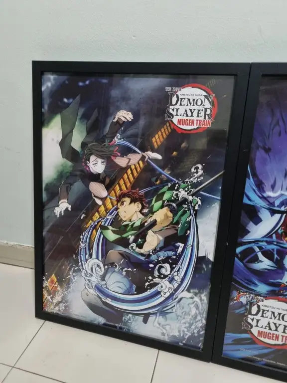 Poster resmi film Kimetsu no Yaiba: Mugen Train