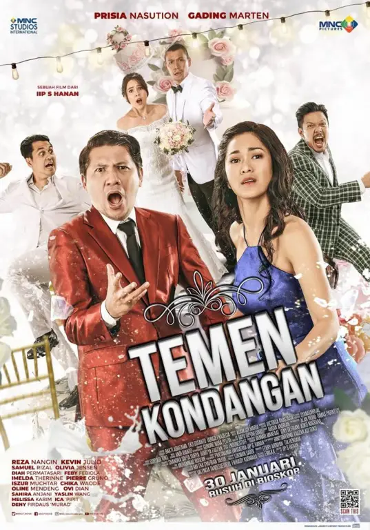 Gambar poster film komedi romantis Indonesia