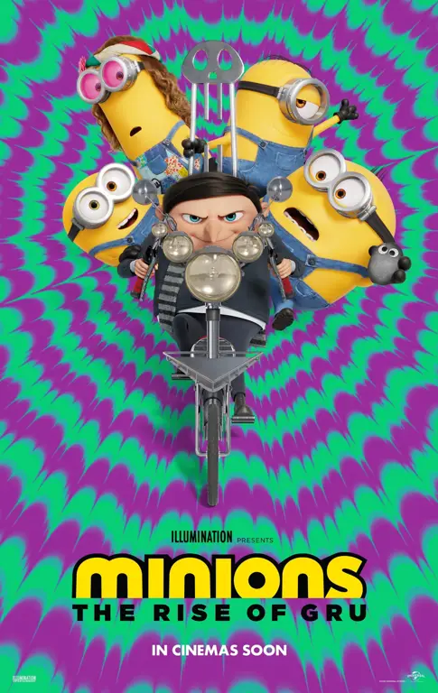 Poster film Minions The Rise of Gru