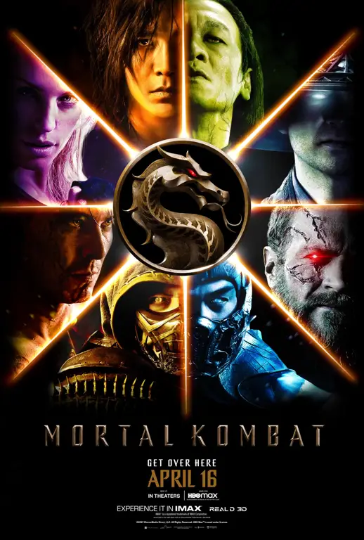 Poster film Mortal Kombat 2021