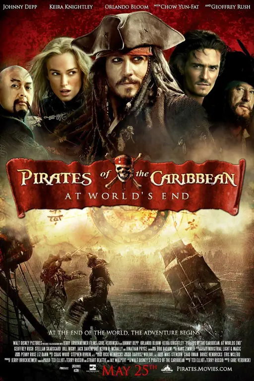 Poster film Pirates of the Caribbean: Dead Man's Chest