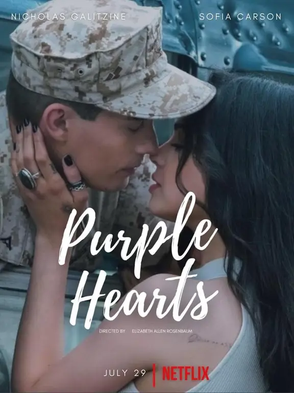 Poster film Purple Hearts