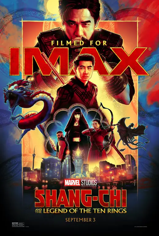 Poster film Shang-Chi dan Legenda Sepuluh Cincin