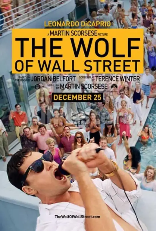 Poster film The Wolf of Wall Street