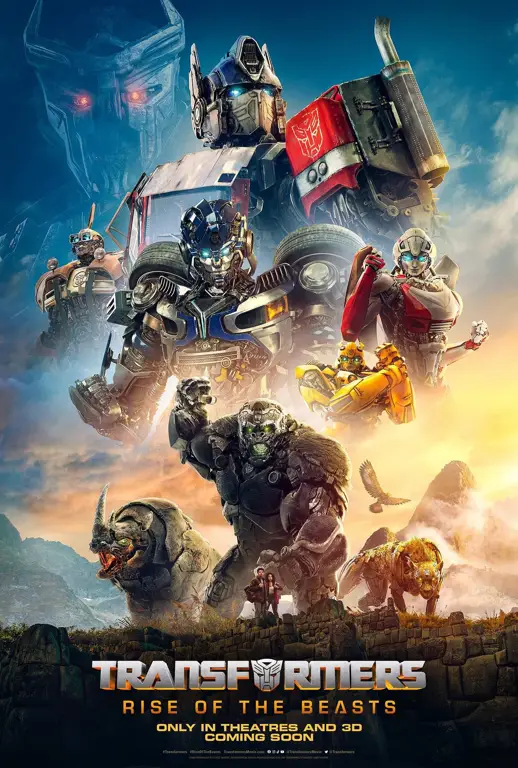 Poster film Transformers Rise of the Beasts