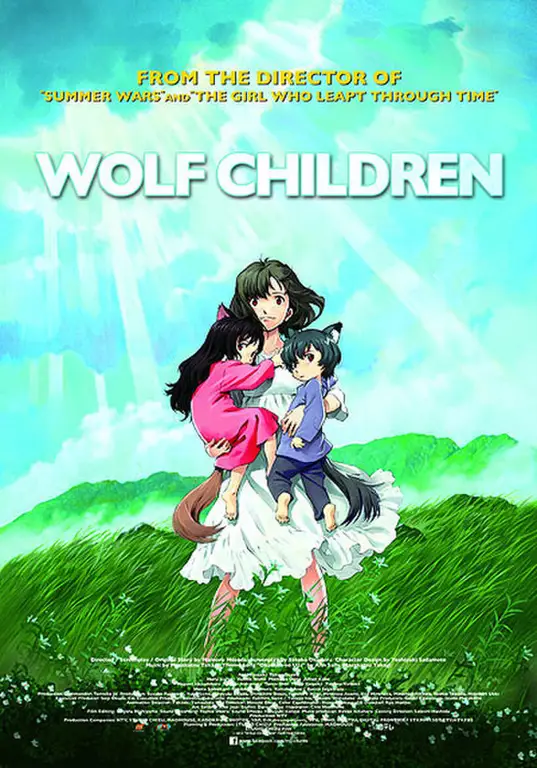 Poster film Wolf Children