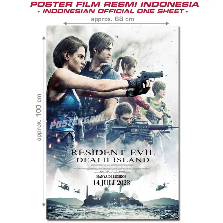 Poster film Resident Evil: Death Island