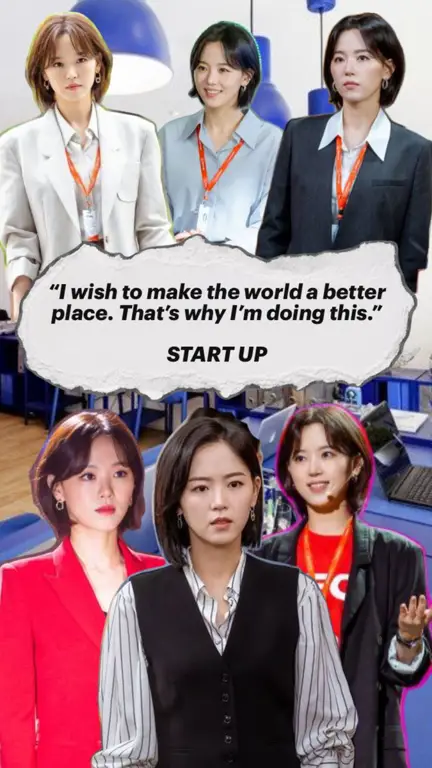 Gambar poster drama Korea Start-Up