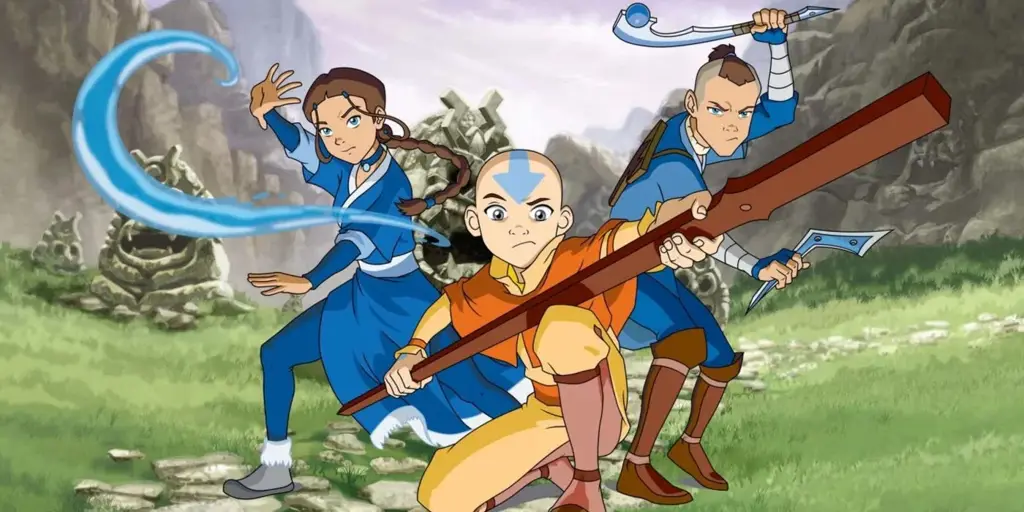 Gambar beberapa karakter Avatar: The Last Airbender