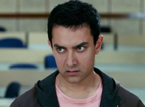 Aamir Khan sebagai Rancho dalam film 3 Idiots