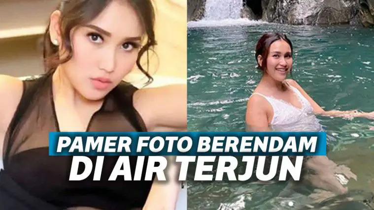 Ayu Ting Ting dalam balutan gaun cantik