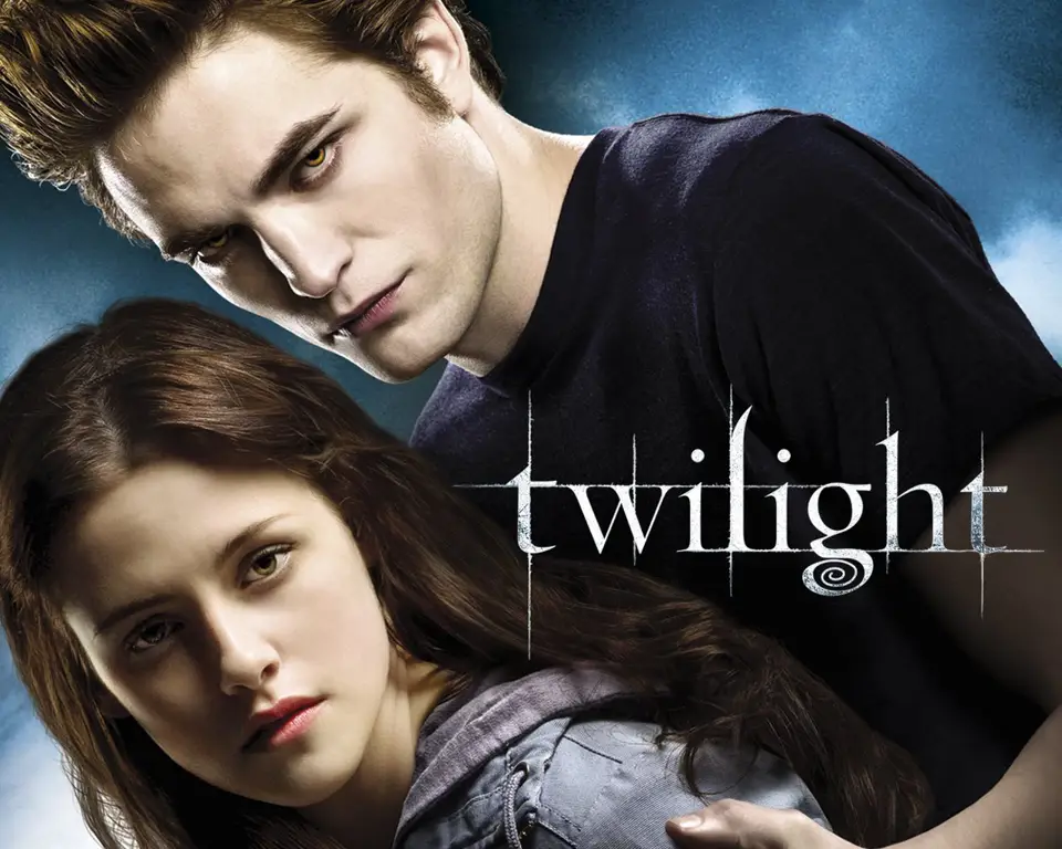 Bella dan Edward dalam film Twilight