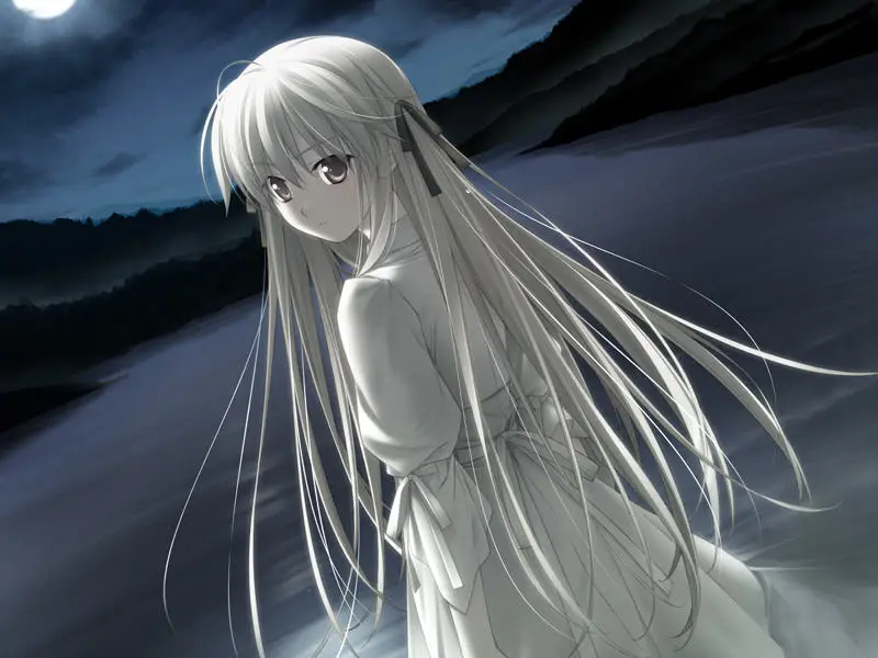 Karakter utama Haruka dan Sora dalam anime Yosuga no Sora