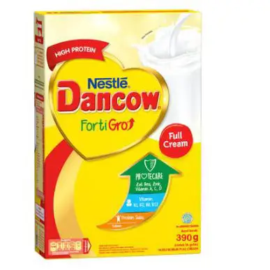 Berbagai macam produk susu Dancow