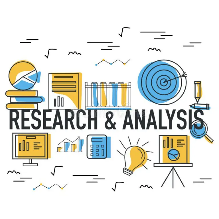 Gambar yang menggambarkan proses riset dan analisa data