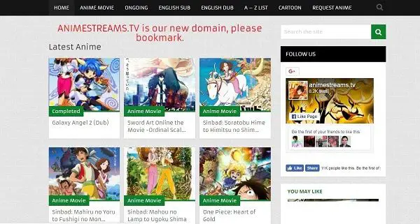 Gambar situs streaming anime terbaik